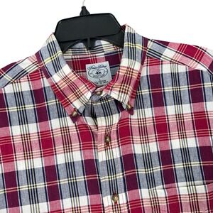 Brooks‎ Brothers Sport Shirt Men L Plaid  Ivy League Prep Academia Heritage Fit